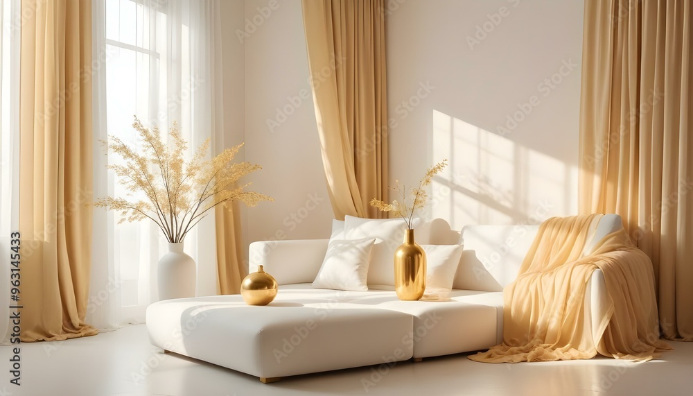 Photo interior modern design room 3d illustration Photo interior modern design room 3d illustration