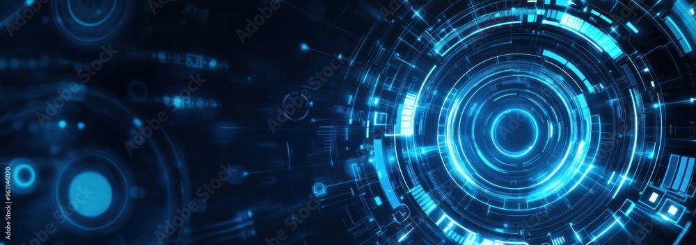 Obraz premium Abstract Digital Technology Background