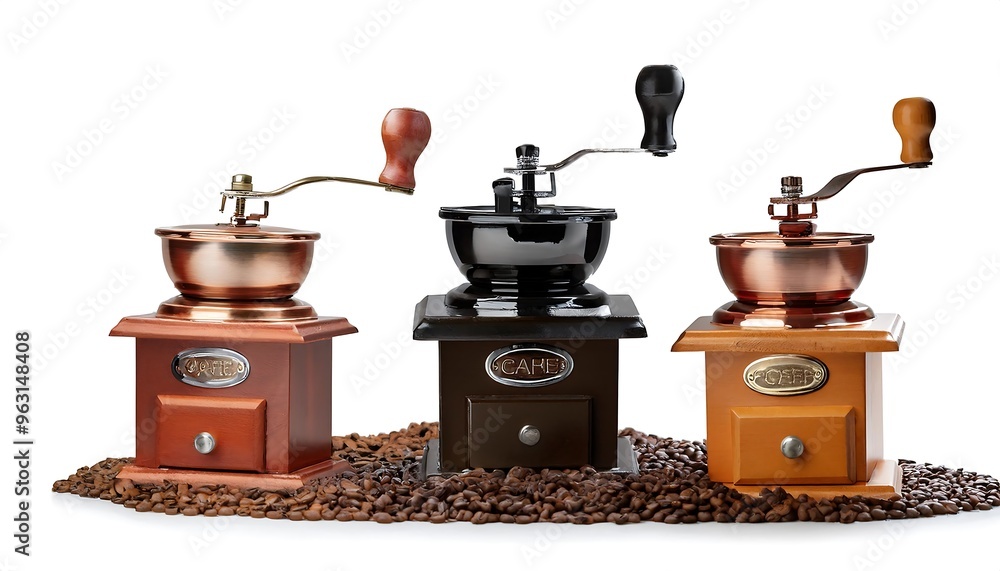 Clipping Path for Coffee Makers with Grinders - Coffee makers with integrated grinders cut o Clipping Path for Coffee Makers with Grinders - Coffee makers with integrated grinders cut o