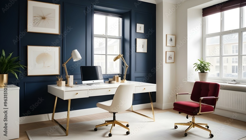 Photo interior modern design room 3d illustration