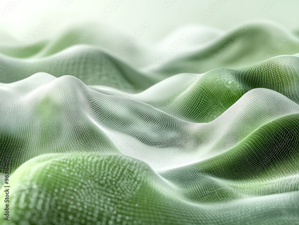 Abstract Green Mesh Background. Abstract Green Mesh Background.