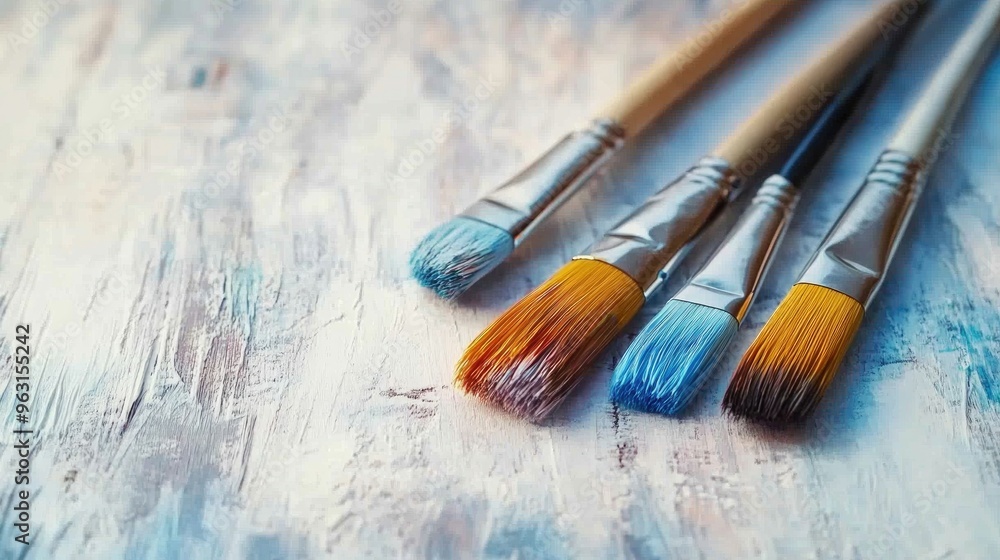 Obraz premium Explore the Versatile World of Paint Brushes for Creative Expression and Artistic Mastery
