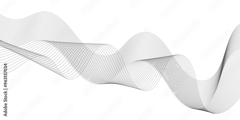 Abstract business background with black lines wave stripe design Abstract business background with black lines wave stripe design