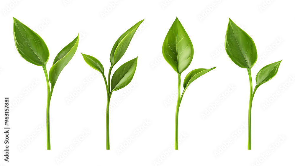 Four green leafs on a transparent background,Four Lily of the valley Leafs Isolated,Four Tropical Plant Leaves,leaf transparent png,Decoration work, green plants,Four green leafed plants, Ai Four green leafs on a transparent background,Four Lily of the valley Leafs Isolated,Four Tropical Plant Leaves,leaf transparent png,Decoration work, green plants,Four green leafed plants, Ai