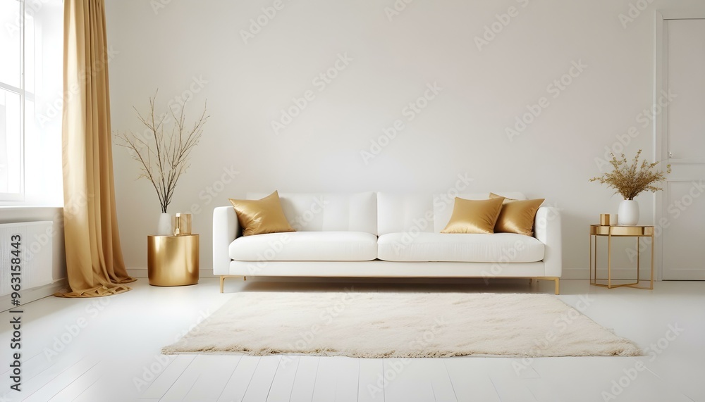 Photo interior modern design room 3d illustration Photo interior modern design room 3d illustration