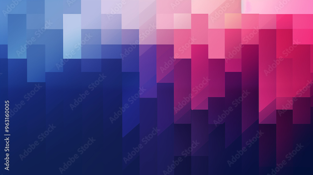 Abstract Gradient Digital Block Pattern Colorful Pink Blue Pixel Design Abstract Gradient Digital Block Pattern Colorful Pink Blue Pixel Design