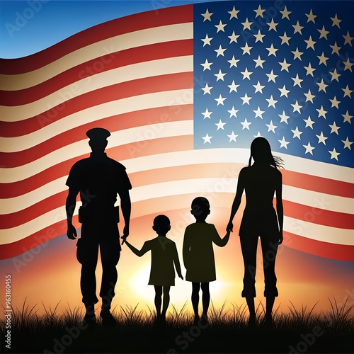 Soldier and family 