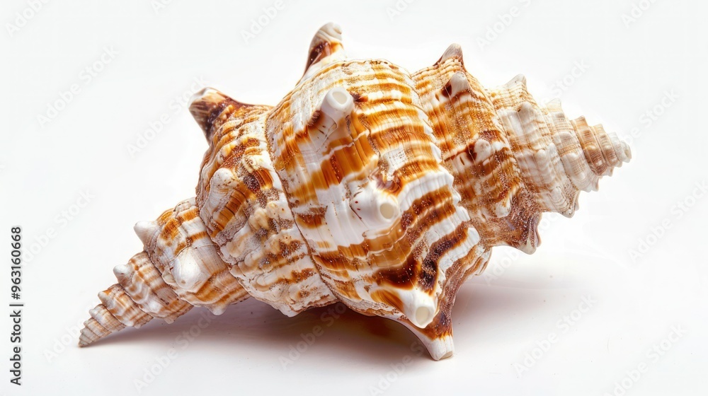 shell. sea shell. seashell rotates. seashell rotates on a white background shell. sea shell. seashell rotates. seashell rotates on a white background