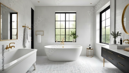 Wallpaper Mural Photo interior modern design room 3d illustration Torontodigital.ca