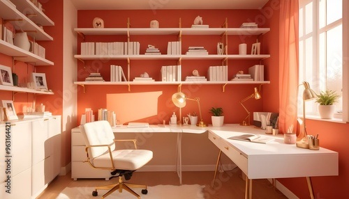 Wallpaper Mural Photo interior modern design room 3d illustration Torontodigital.ca