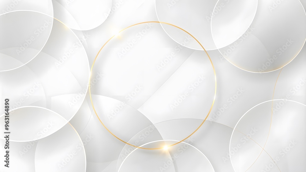 Abstract white circle shape with digital hi-tech background technology. white background with circles and rings in modern design. 3d circle white background. Grey white Abstract technology background Abstract white circle shape with digital hi-tech background technology. white background with circles and rings in modern design. 3d circle white background. Grey white Abstract technology background