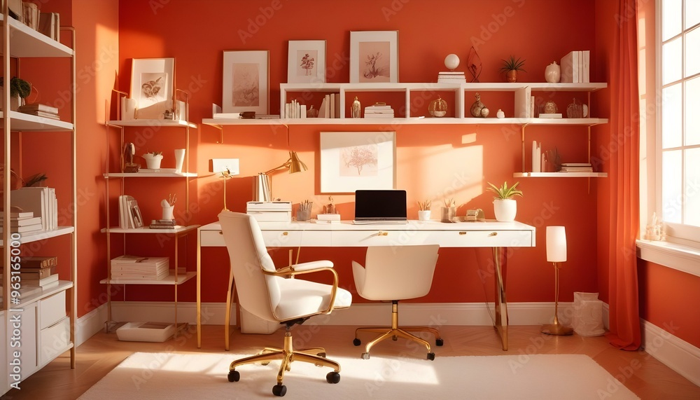 Photo interior modern design room 3d illustration
