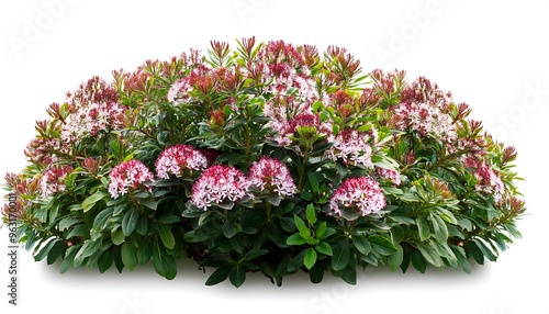 Wallpaper Mural Clipping Path for Flowering Indoor Shrubs- - Indoor shrubs with blooms cut out with full dep Torontodigital.ca