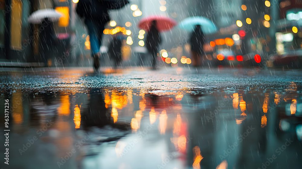 Rainy Night in the City