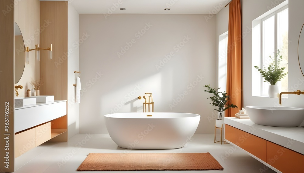 Photo interior modern design room 3d illustration Photo interior modern design room 3d illustration