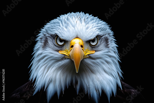 Bald Eagle Close-Up Portrait