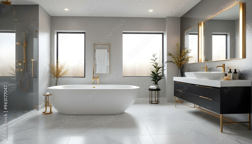 Photo interior modern design room 3d illustration Photo interior modern design room 3d illustration