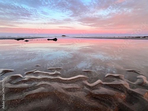 Sunrise at Ozette Triangle in Olympic National Park  photo