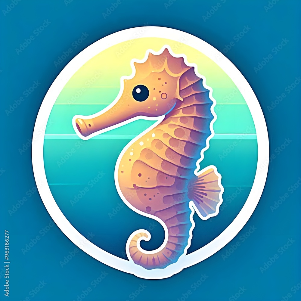 Fototapeta premium horse and fish