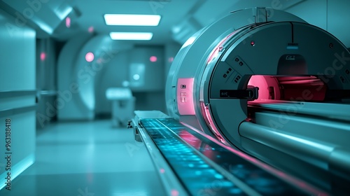 Cancer therapy advanced medical linear accelerator in the therapeutic radiation oncology to treat patients with device radiation oncology therapy device : Generative AI