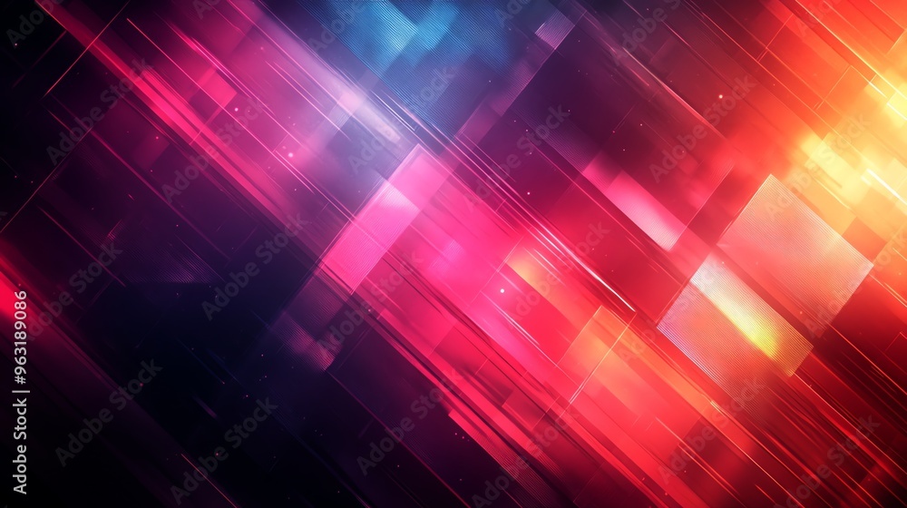 Abstract Red and Blue Diagonal Lines Background. Abstract Red and Blue Diagonal Lines Background.