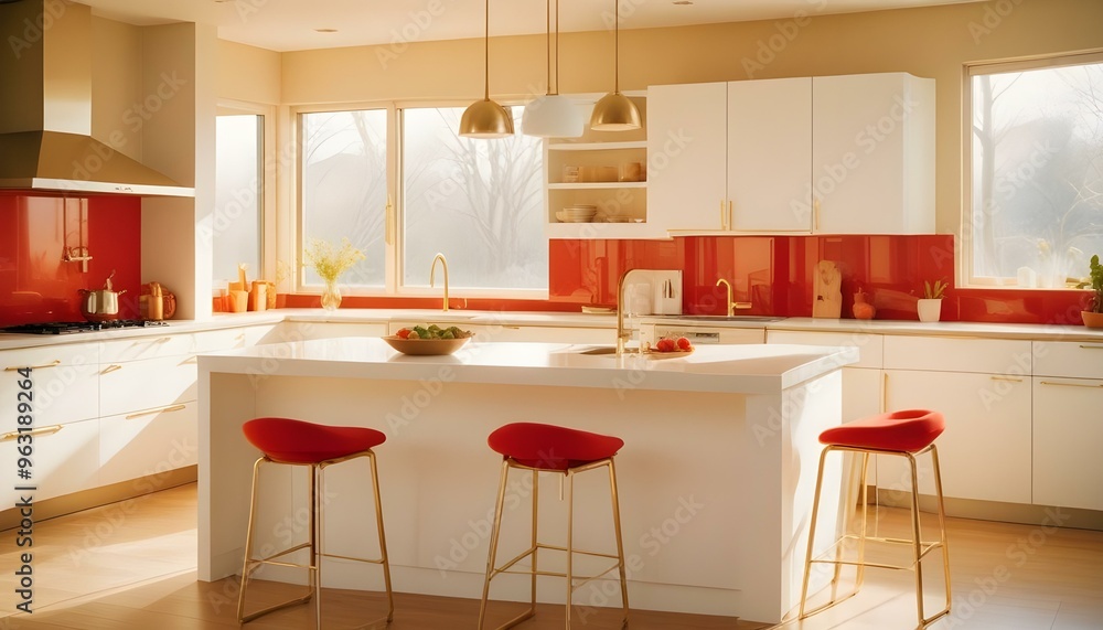 Photo interior modern design room 3d illustration Photo interior modern design room 3d illustration