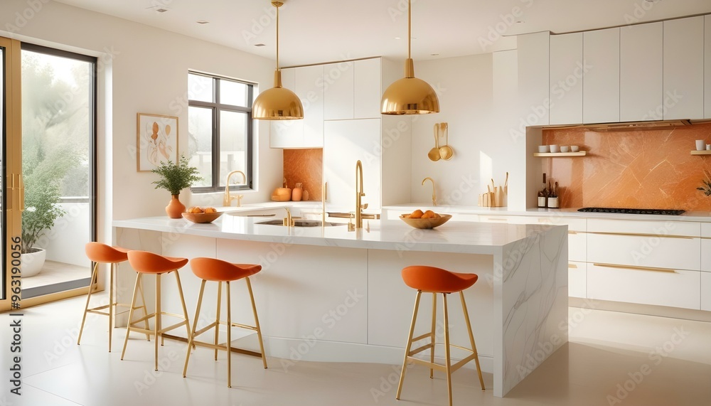 Photo interior modern design room 3d illustration Photo interior modern design room 3d illustration