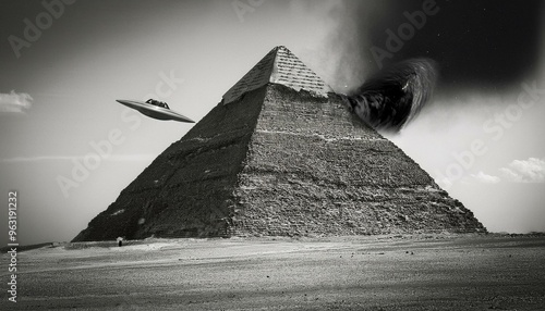 UFOs assaulted the pyramids four millennia ago