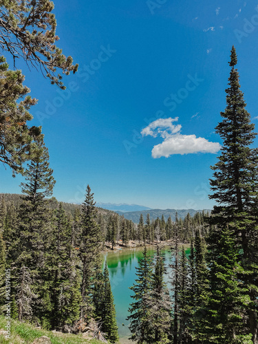 Alpine Lake on a Summer Hike in Montana