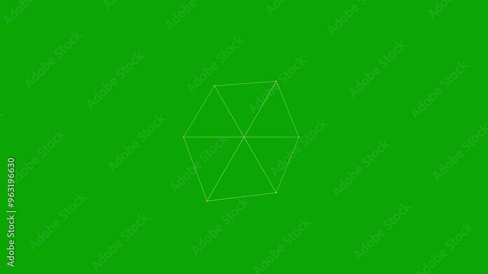 White HUD Details Animation on Green Screen Background White HUD Details Animation on Green Screen Background