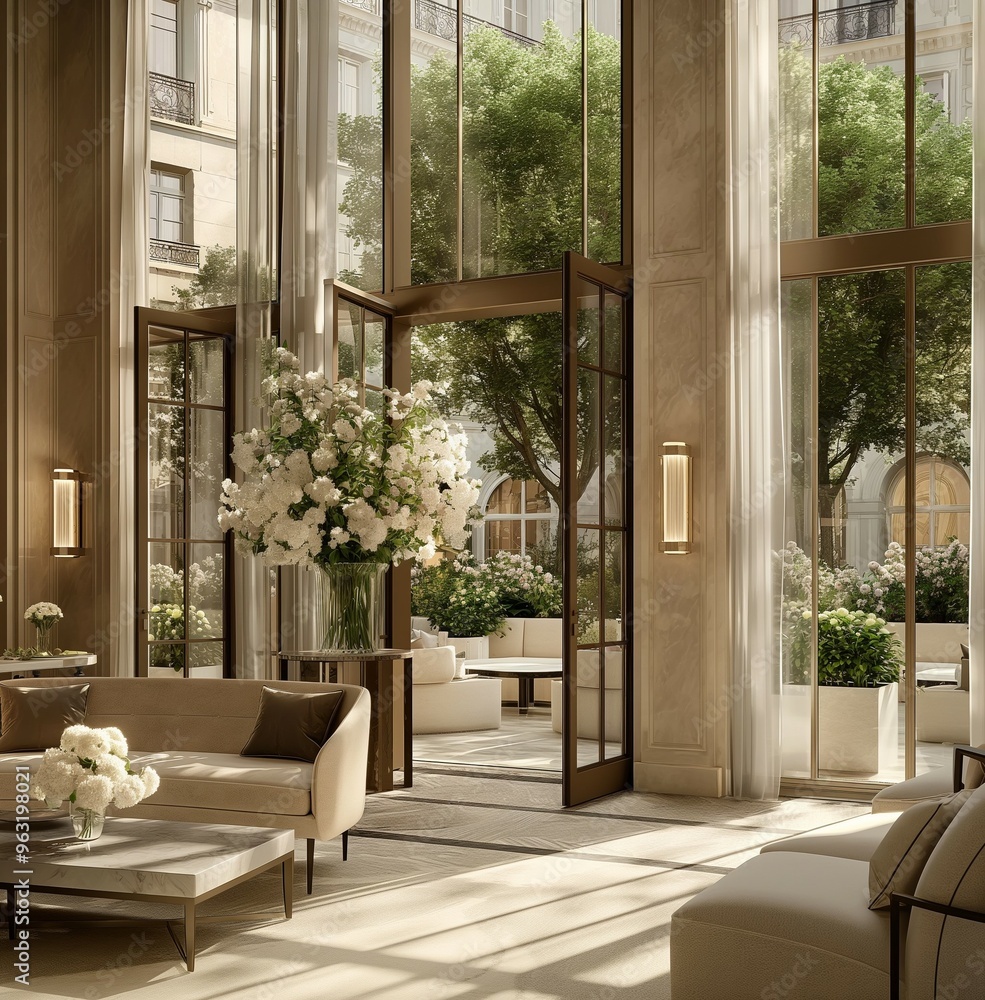 Fototapeta premium Luxurious Parisian hotel