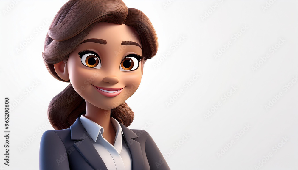 Businesswoman icon. Isometric of businesswoman vector icon for web design isolated on white background Businesswoman icon. Isometric of businesswoman vector icon for web design isolated on white background