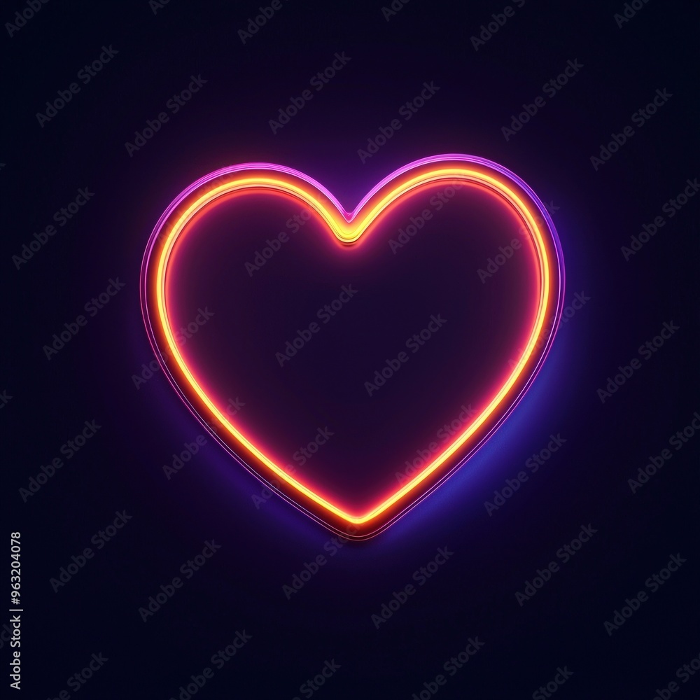Neon Heart. Neon Heart.