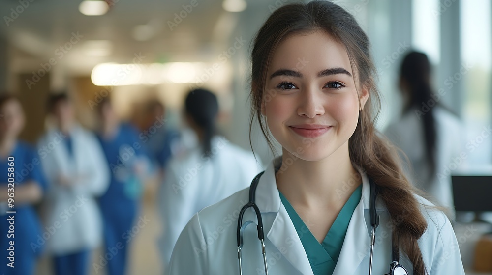 Meeting team and doctor with nurses in hospital for collaboration on medical diagnosis Discussion professional and healthcare mentor with cardiology students for feedback on internship : Generative AI Meeting team and doctor with nurses in hospital for collaboration on medical diagnosis Discussion professional and healthcare mentor with cardiology students for feedback on internship : Generative AI