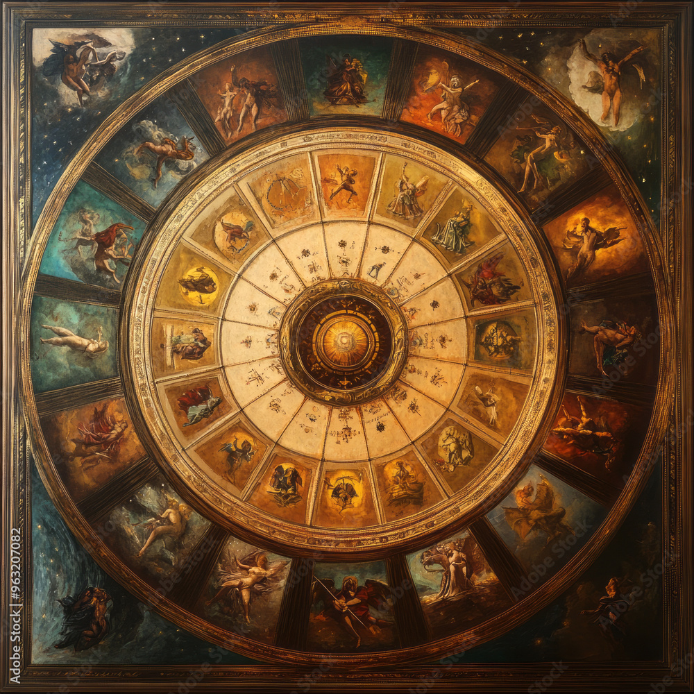 Fototapeta premium astronomical clock