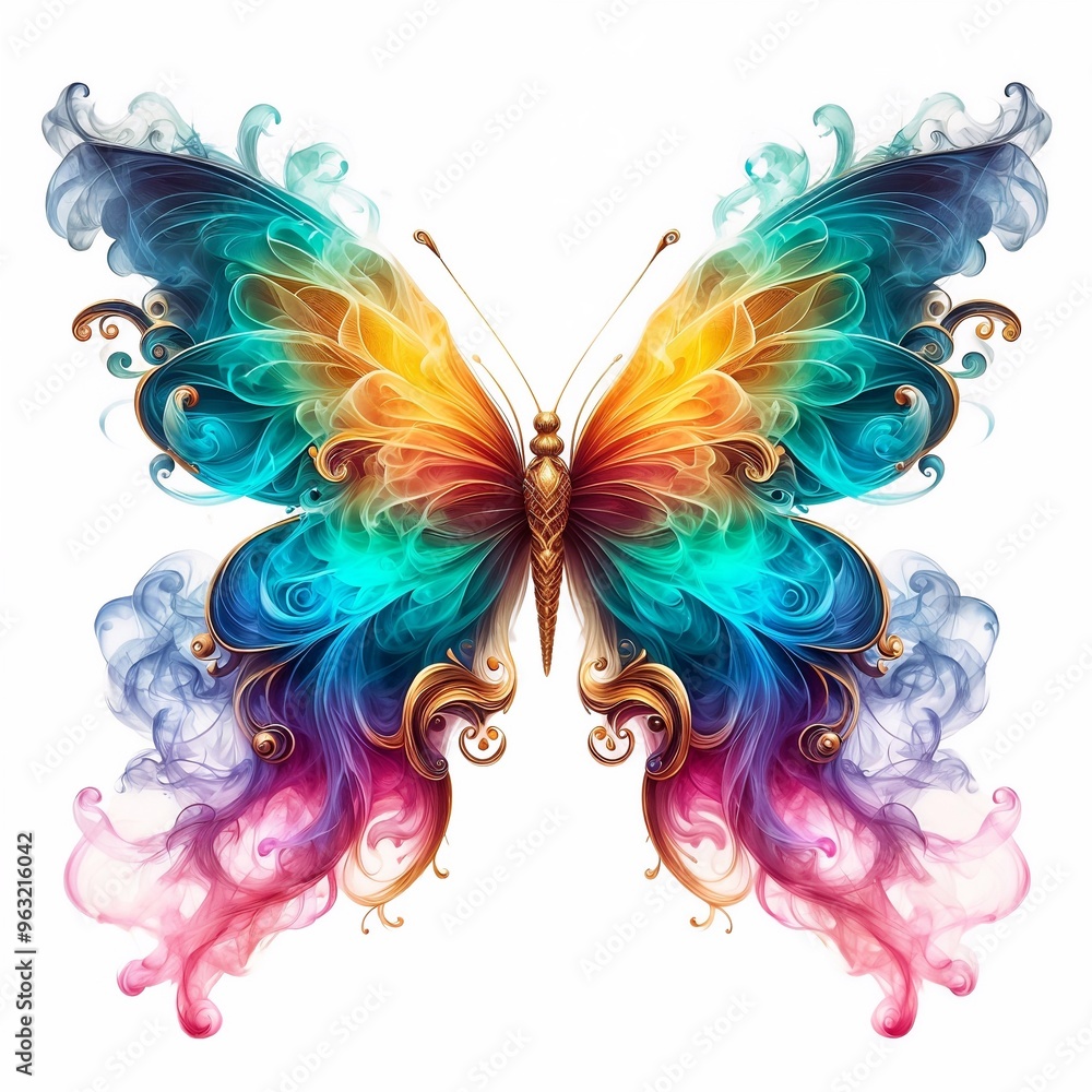 Obraz premium Smoky Butterfly