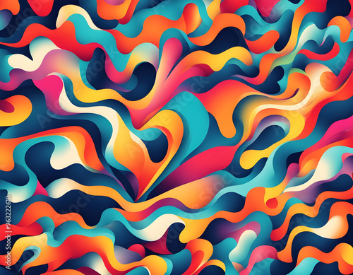 Wallpaper Mural Abstract colorful multicolor background  Torontodigital.ca