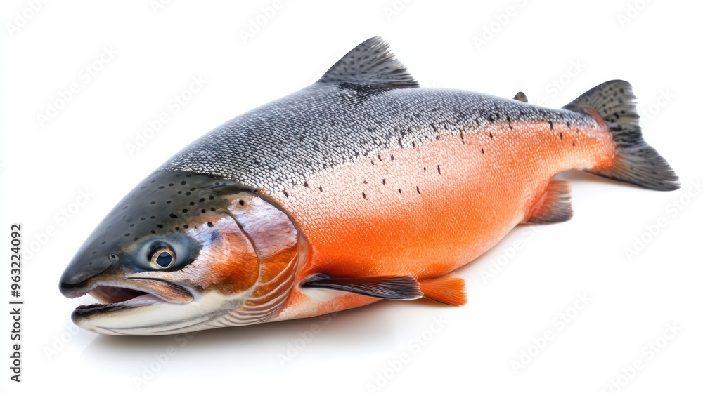 Obraz premium Freshly Caught Salmon