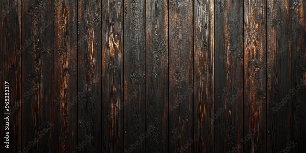 Design featuring a dark wood background. Design featuring a dark wood background.