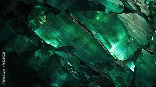 Jade stone texture with its deep green hue and luster.