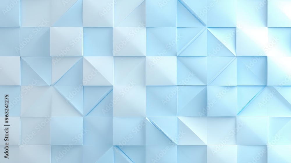 Obraz premium A blue and white background with a lot of squares