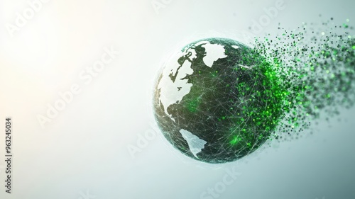 Digital Transformation of Earth with Green Technology and Network Connections