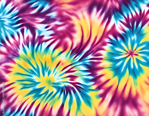 Tie dye pattern background. Close of tie dye pattern abstract background.