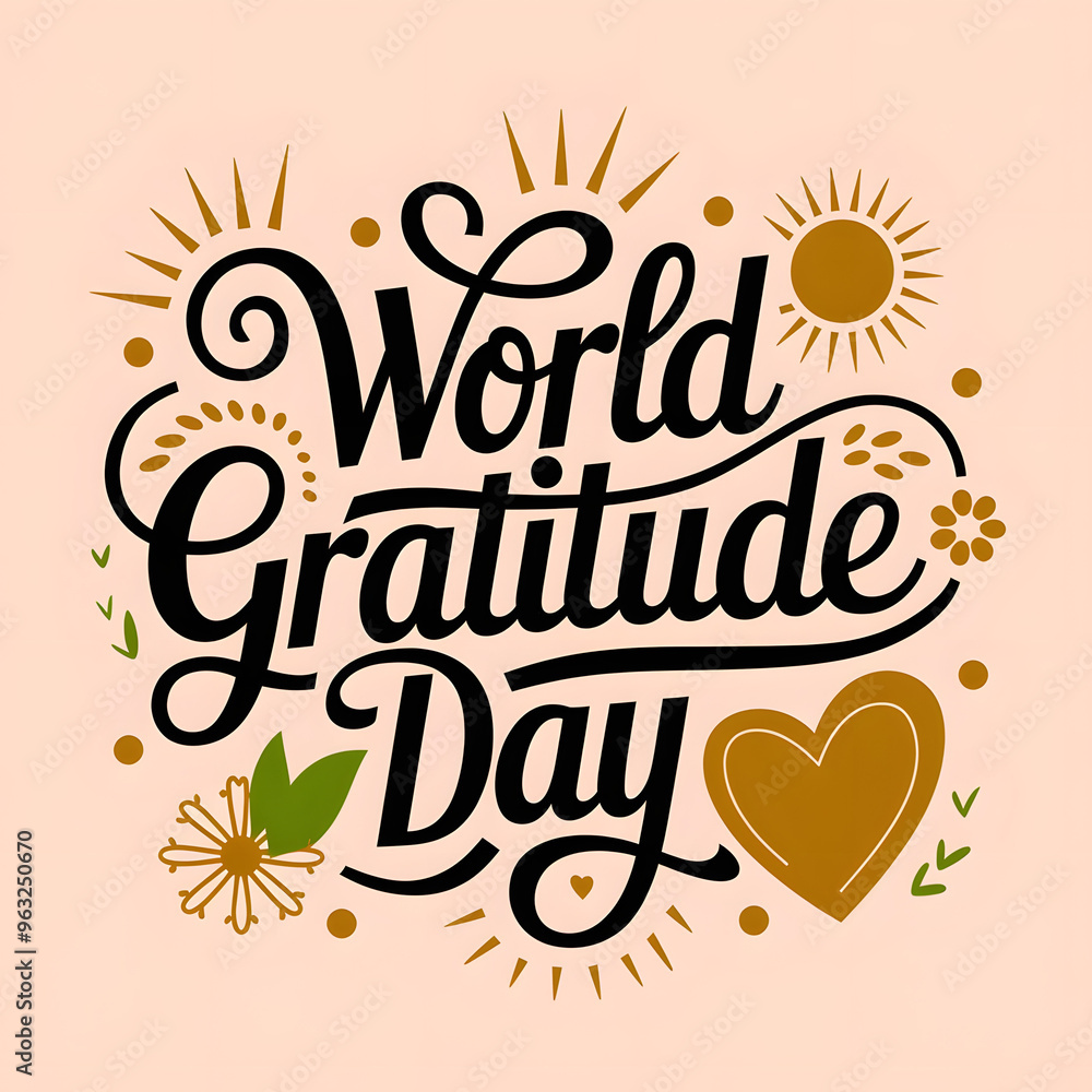 Obraz premium world gratitude day