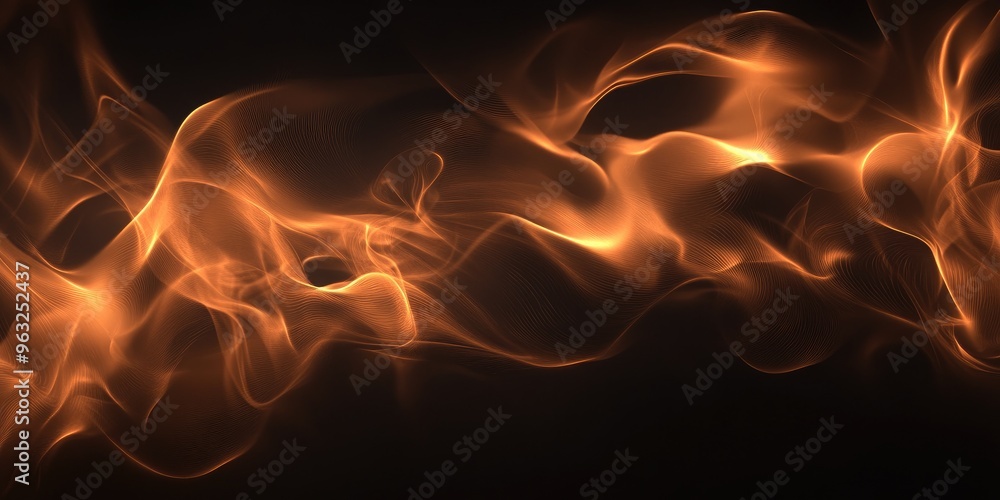 Flames burning brightly against a dark backdrop. Flames burning brightly against a dark backdrop.