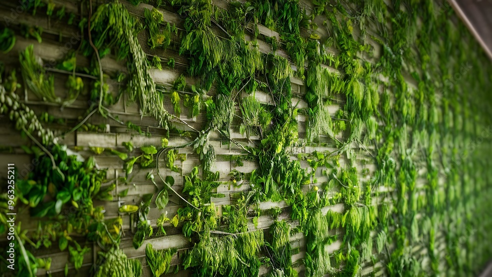 Close-up of green textured wall background Close-up of green textured wall background