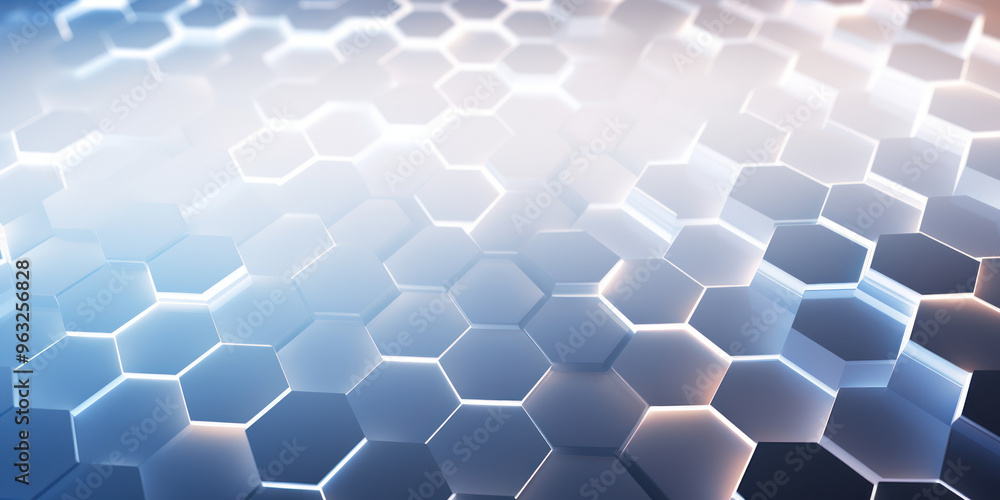 Hexagon background. Hexagonal shapes, honeycomb pattern. Geometric and three-dimensional design. Futuristic and technological wallpaper. Hexagon background. Hexagonal shapes, honeycomb pattern. Geometric and three-dimensional design. Futuristic and technological wallpaper.