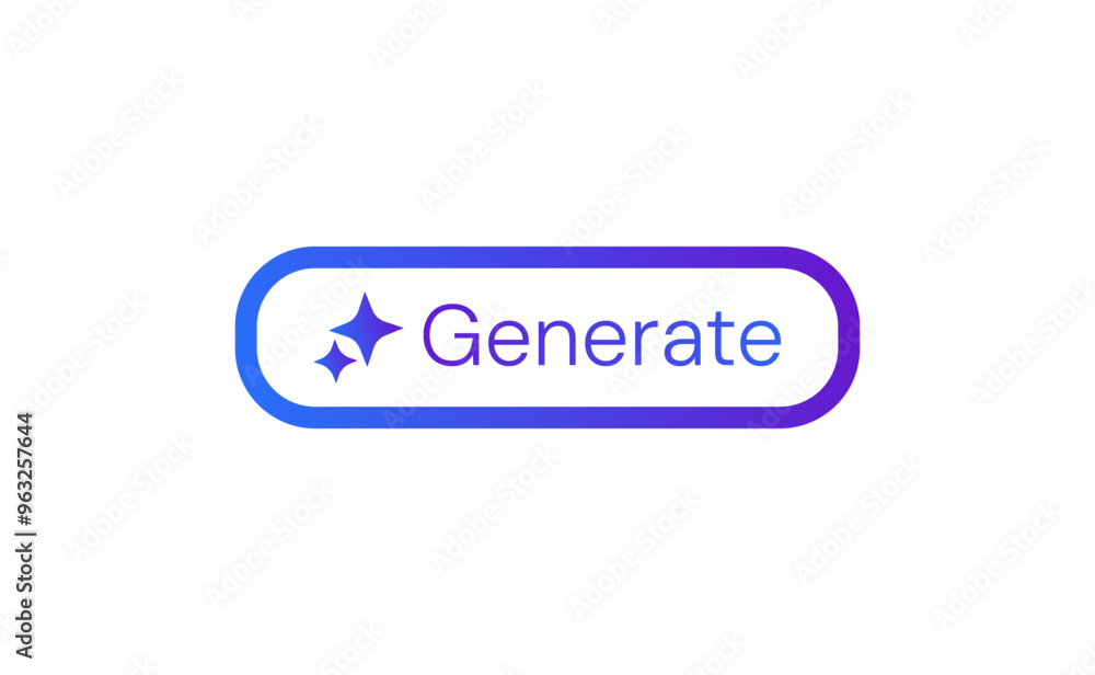 AI Generate Button. Vector Button for AI Generator App. AI Icon for websites. Artificial intelligence and Machine learning technology concept. Chat with AI. UI UX design, Vector illustration. AI Generate Button. Vector Button for AI Generator App. AI Icon for websites. Artificial intelligence and Machine learning technology concept. Chat with AI. UI UX design, Vector illustration.