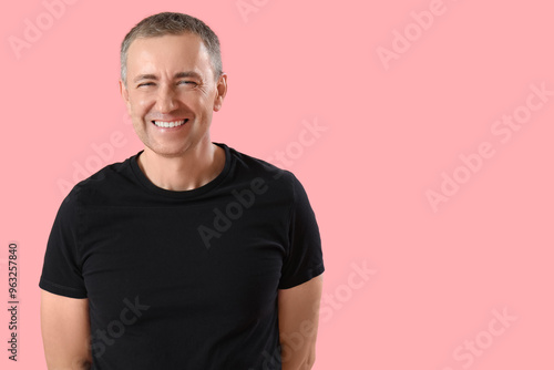 Portrait of happy mature ma...