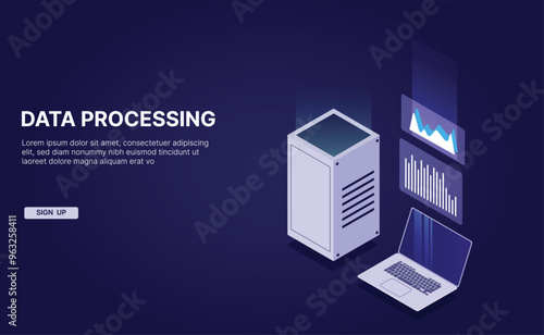 Big Data Flow Processing in Ultraviolet: Isometric Vector of Cloud Databases, Web Hosting, and Server Rooms
